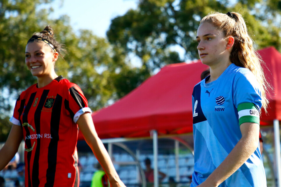 Bankstown City FC vs Football NSW Institute - NPL NSW Women's - Round 5 SEFTON, AUSTRALIA - APRIL 07: Match action during the National Premier Leagues NSW Womens Round 5 match between Bankstown City FC and Football NSW Institute at Jensen Oval on April 7, 2019 in Sefton, Australia. #NPLNSW @NPLNSW #NPLNSW @bankstowncityFC @FootballNSW (Photo by Jeremy Ng/www.jeremyngphotos.com for Football NSW)