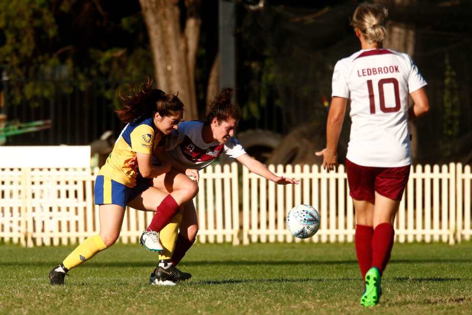 CAMPERDOWN, AUSTRALIA - APRIL 22:  Match action during the National Premier Leagues NSW Womens Round 7 match between Sydney University SFC vs Macarthur Rams at Sydney University Football Park on Easter Monday, April 22 2019 in Camperdown, Australia. #NPLNSW @NPLNSW #NPLNSW @SUSFC
@RamsWomen  (Photo by Jeremy Ng/www.jeremyngphotos.com for Football NSW)