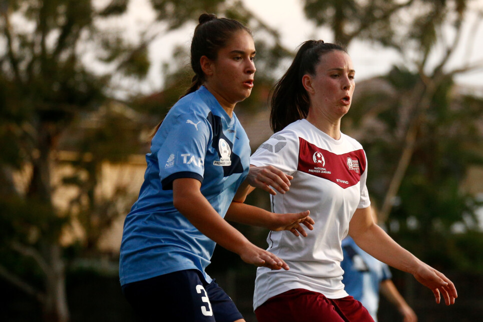 FNSW vs Rams - NPL NSW Women's - Round 11 Match action during the National Premier Leagues NSW Womens Round 11 match between Football NSW Institute and Macarthur Rams Womens FC at Valentine Sports Park on May 19, 2019 in Glenwood, Australia. #NPLNSW @NPLNSW #NPLNSW @footballnsw
@RamsWomen @macarthurrams