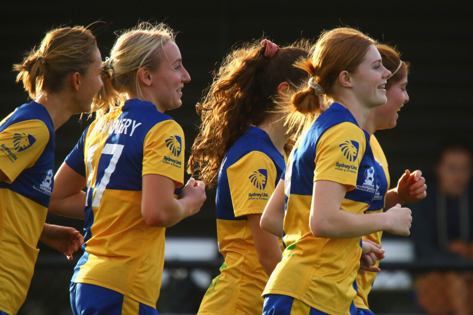 HOMEBUSH, AUSTRALIA - JUNE 23:  Match action during the National Premier Leagues NSW Womens Round 16 match between Sydney University SFC and North Shore Mariners FC at Mason Park on June 23, 2019 in Homebush, Australia. #NPLNSW @NPLNSW #NPLNSW @northshoremariners
@SUSFC  (Photo by Jeremy Ng/www.jeremyngphotos.com for Football NSW)