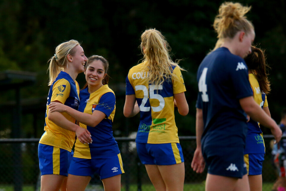 HOMEBUSH, AUSTRALIA - JUNE 23:  Match action during the National Premier Leagues NSW Womens Round 16 match between Sydney University SFC and North Shore Mariners FC at Mason Park on June 23, 2019 in Homebush, Australia. #NPLNSW @NPLNSW #NPLNSW @northshoremariners
@SUSFC  (Photo by Jeremy Ng/www.jeremyngphotos.com for Football NSW)